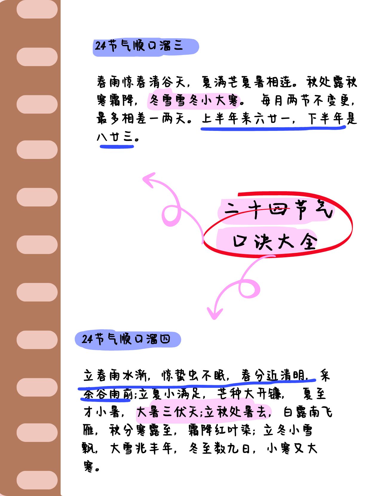 24节气歌背诵口诀大全-第2张图片