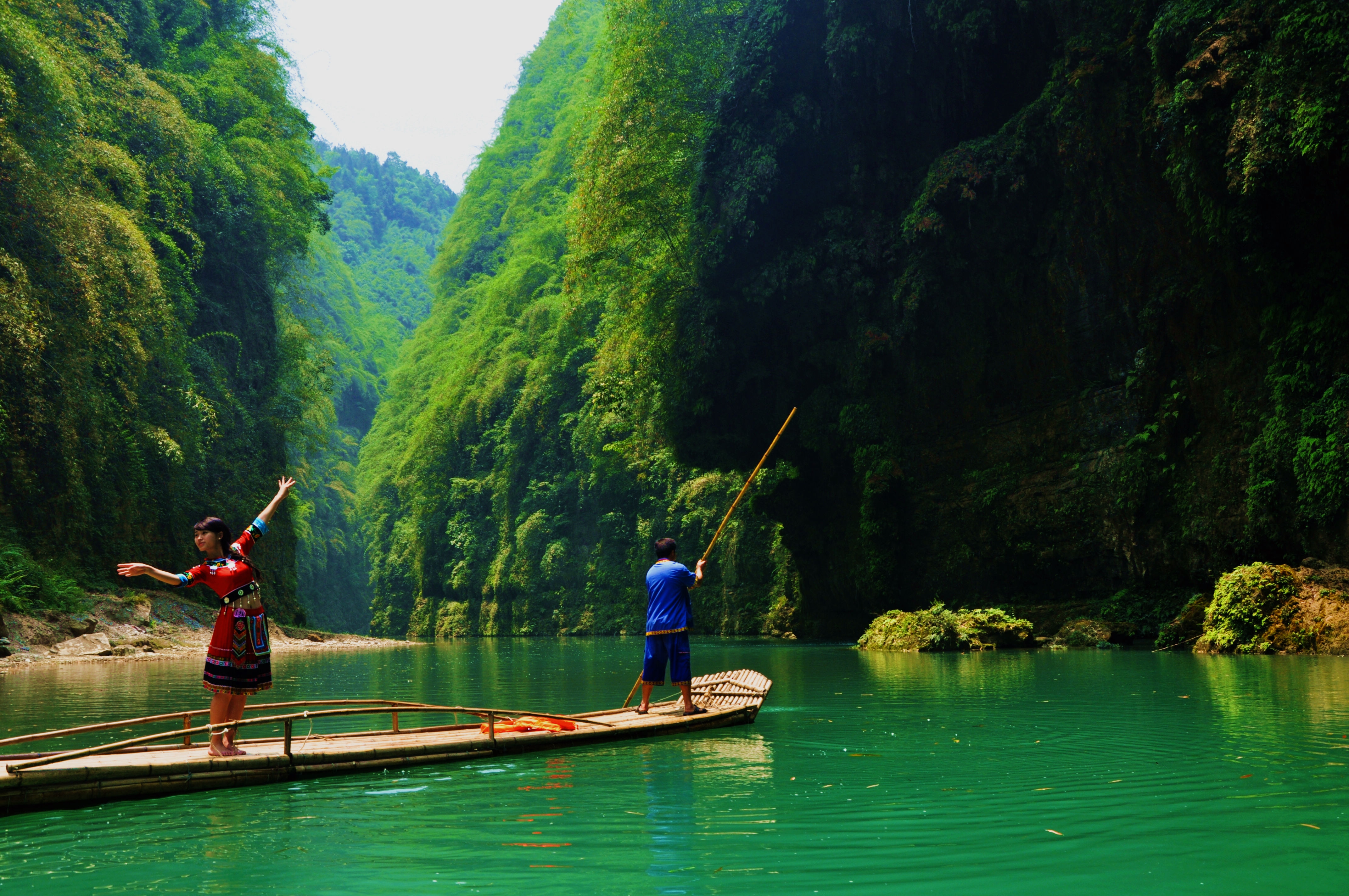 彭水阿依河彭水阿依河，山水间的梦幻之旅-第2张图片