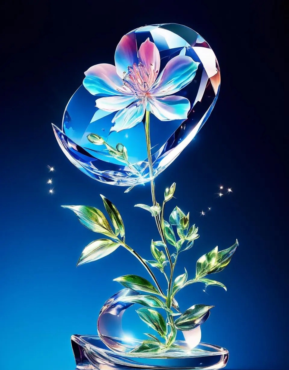 水晶花，美丽与神秘交织的花卉-第2张图片