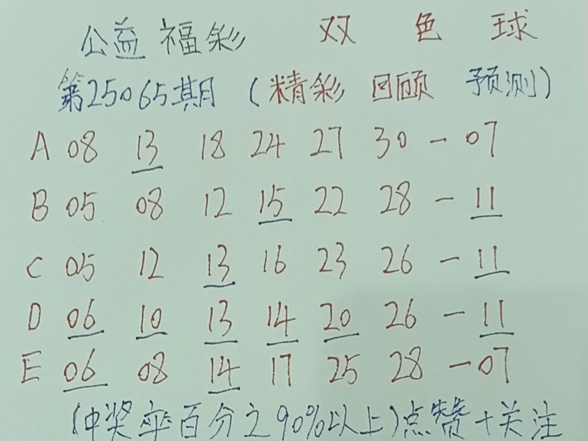 双色球精准预测100%-彩票专家预测双色球精准预测文章