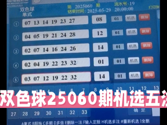 双色球机选号码双色球机选号码，便捷购彩新体验-第2张图片