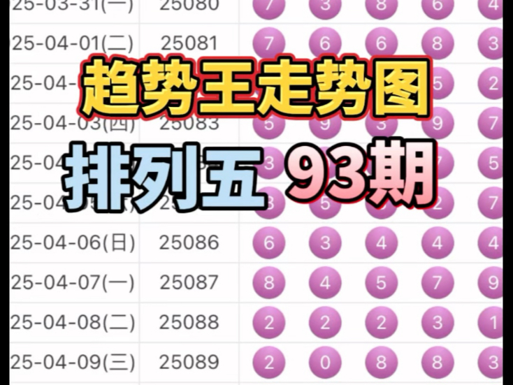 排列5走势图综合图