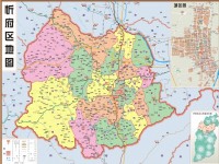 忻州地图忻州地图概览