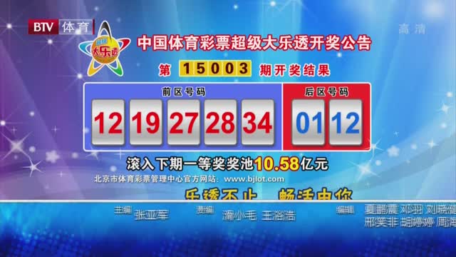 大楽透开奨结果大楽透开奨结果揭晓