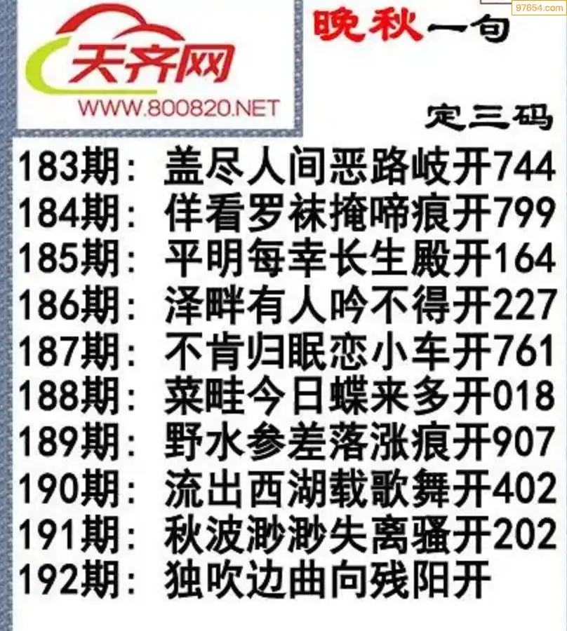 今日福彩3d字谜总汇今日福彩3D字谜总汇-第3张图片