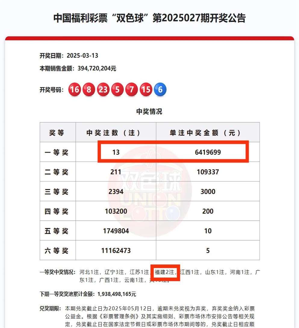 双色球开奖结果48双色球开奖结果揭晓，48号彩票
