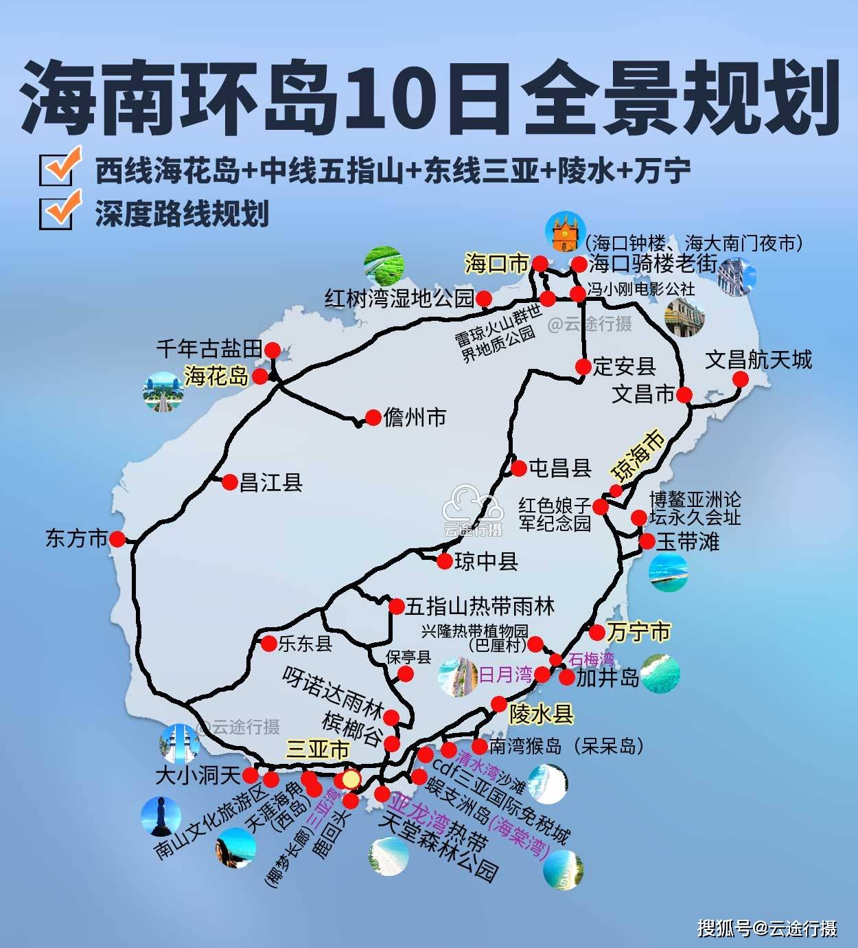 海南自助游最佳路线海南自助游攻略