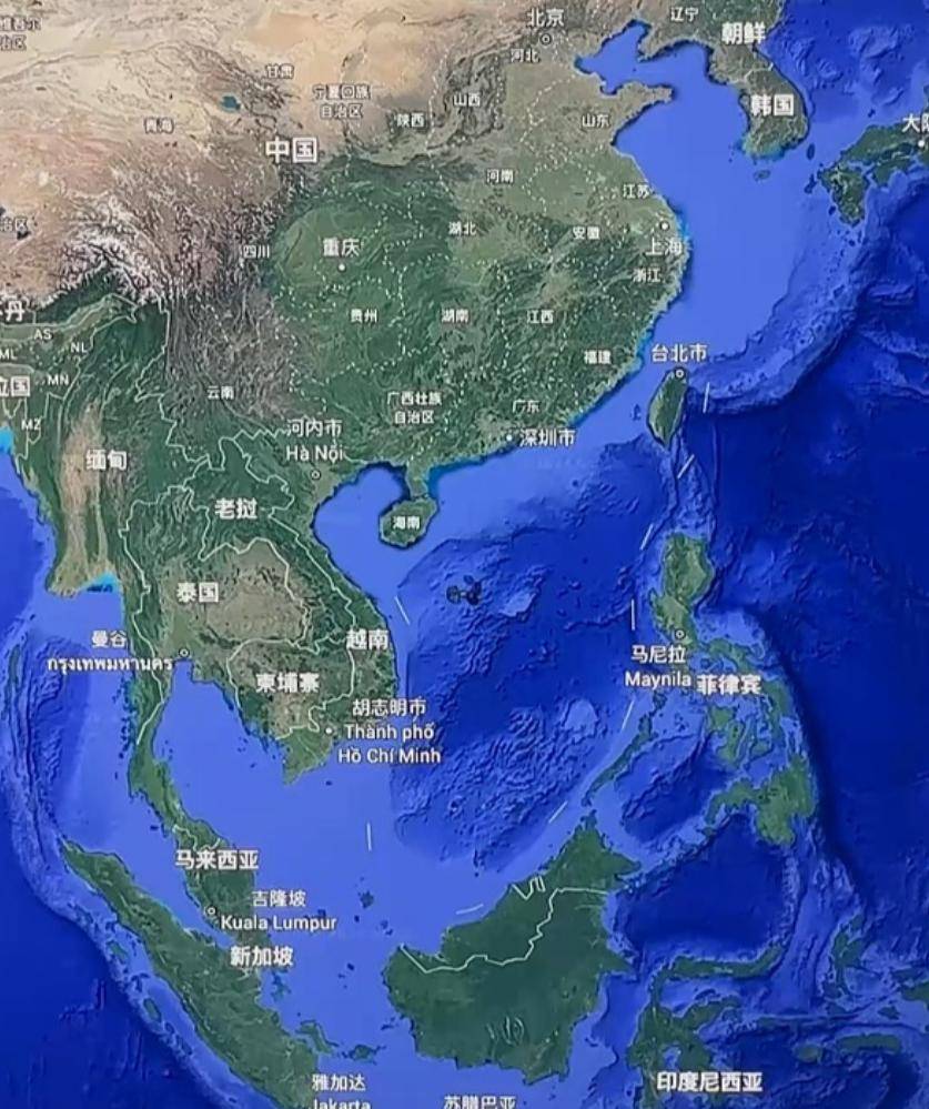谷歌地图上的惊人现实