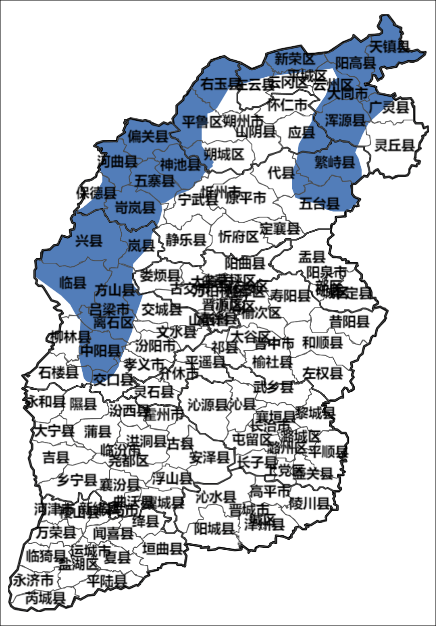 忻州地图忻州地图概览-第3张图片
