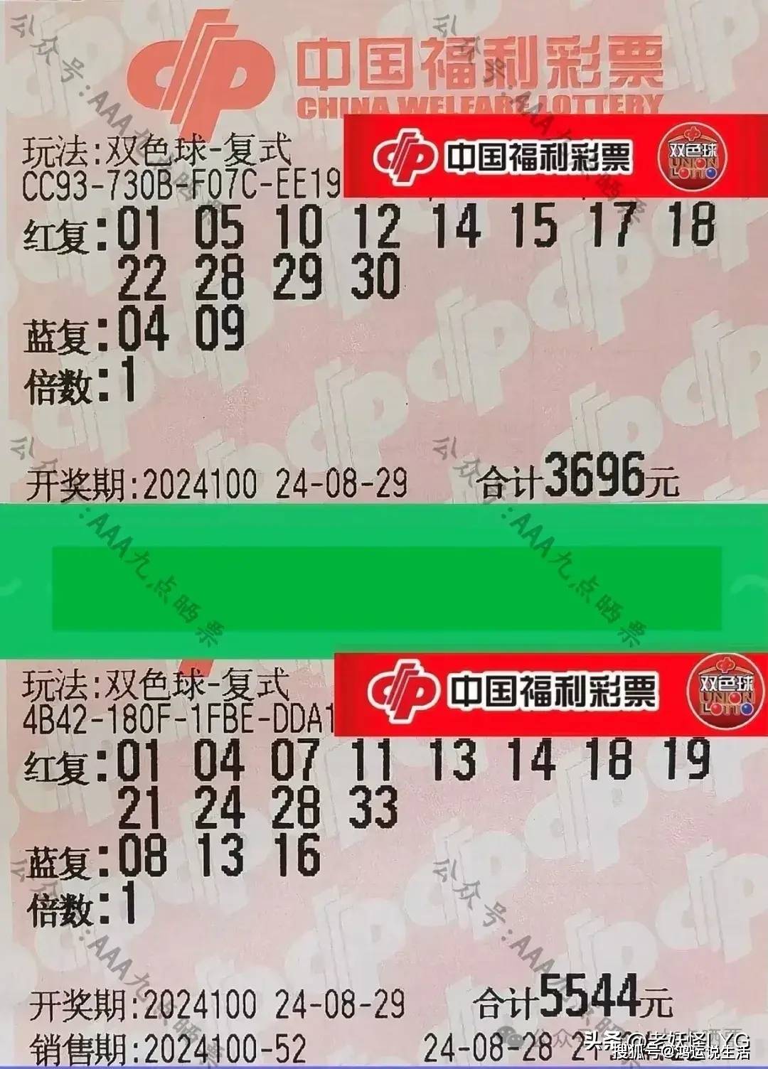 双色球2021年100期开奖结果揭晓
